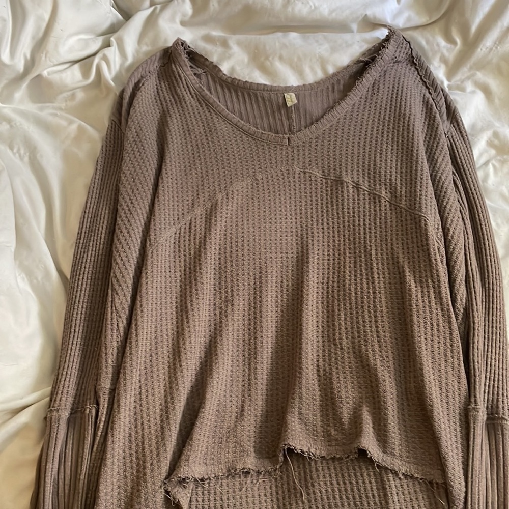 Free People High Low Sweater